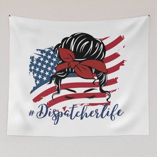 Item preview, American Flag Dispatcher Life designed and sold by SunfullyYours.