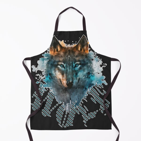 Item preview, Colorful Wolf With Flowers designed and sold by word2world.
