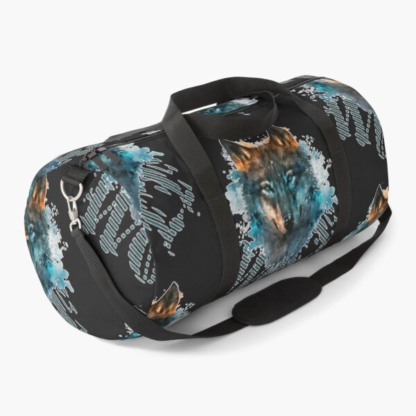 Item preview, Colorful Wolf With Flowers designed and sold by word2world.