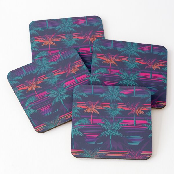 Item preview, Tropical Neon Palm Trees 1 designed and sold by ValiTheGod.