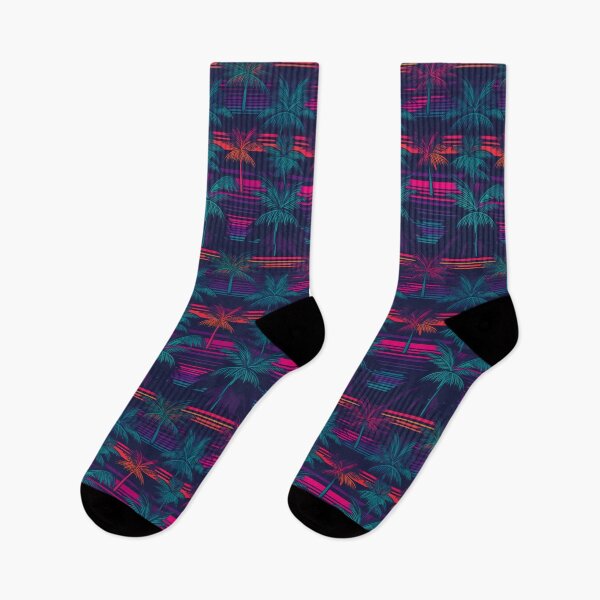 Item preview, Tropical Neon Palm Trees 1 designed and sold by ValiTheGod.