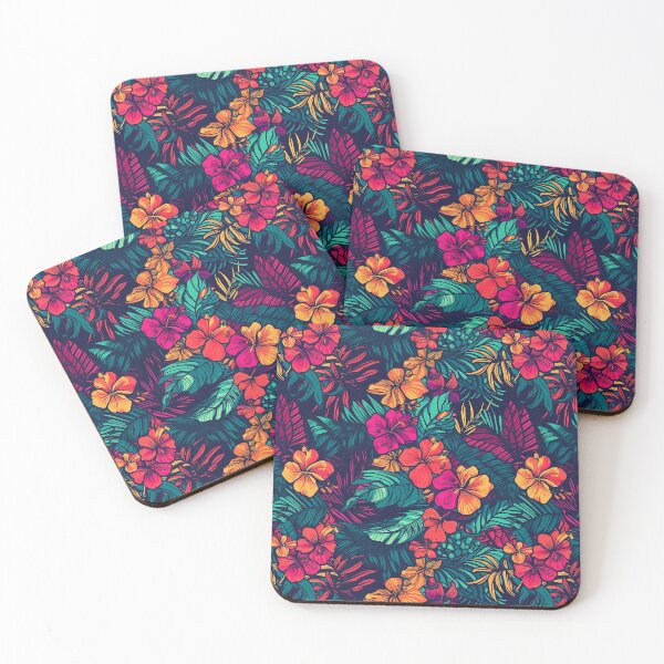 Item preview, Tropical Neon Flowers 2 designed and sold by ValiTheGod.