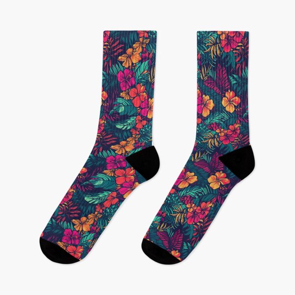 Item preview, Tropical Neon Flowers 2 designed and sold by ValiTheGod.