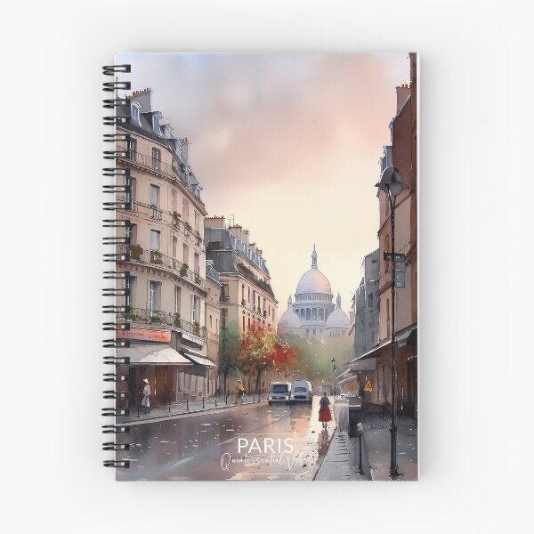 Item preview, Paris Quintessential Vibes Watercolor Painting designed and sold by Wonder Of Light.