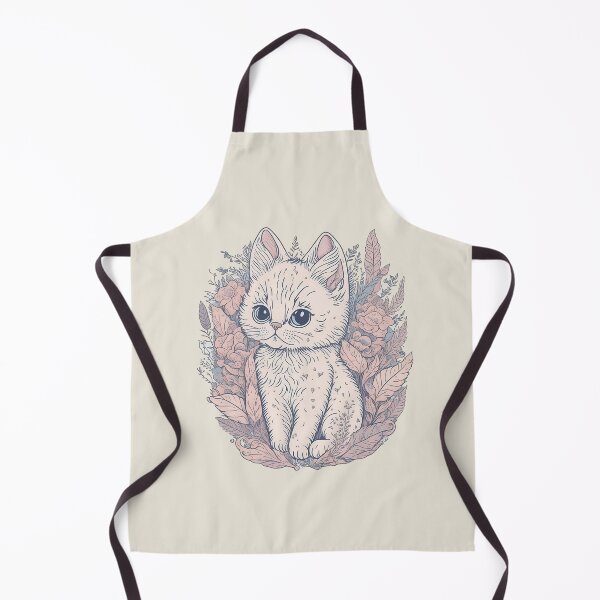 Item preview, Creamy Cat Wildflowers Bloom designed and sold by pigipeach.