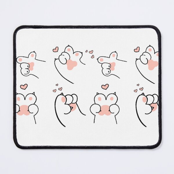 Item preview, pink lovely cat foot print designed and sold by SceneryStudio.