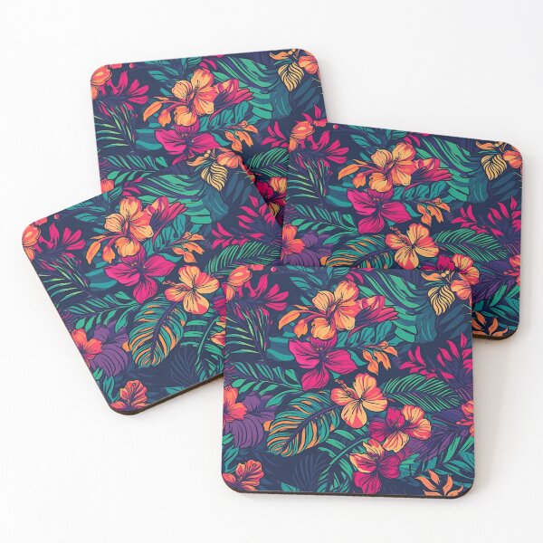 Item preview, Tropical Neon Flowers 1 designed and sold by ValiTheGod.