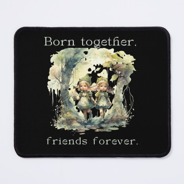 Item preview, Born together, friends forever - the perfect Gift for Twins designed and sold by Level-Fourty.