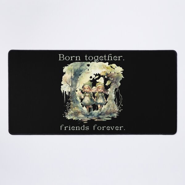 Item preview, Born together, friends forever - the perfect Gift for Twins designed and sold by Level-Fourty.
