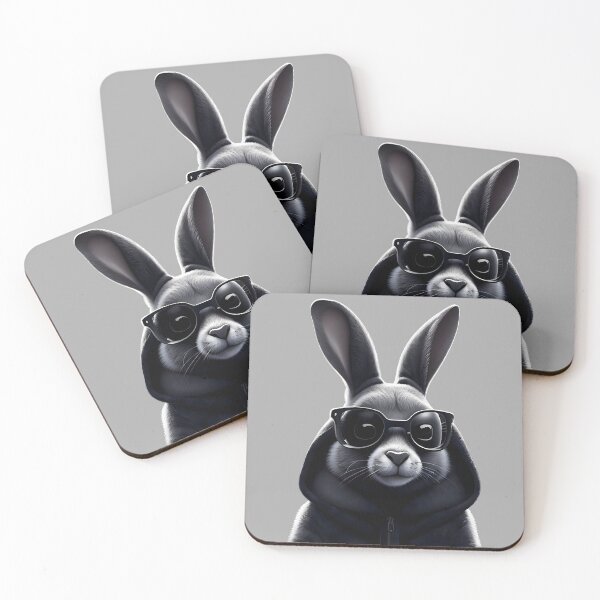 Item preview, rabbit, bunny, cool, funny, stylish designed and sold by Hypershirty.
