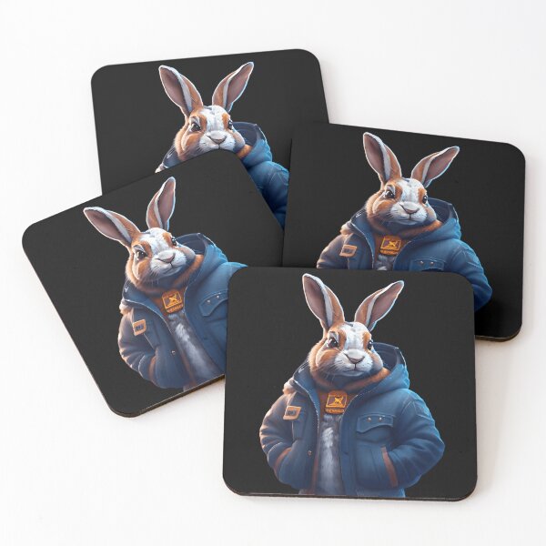 Item preview, rabbit, bunny, cool, funny, stylish designed and sold by Hypershirty.