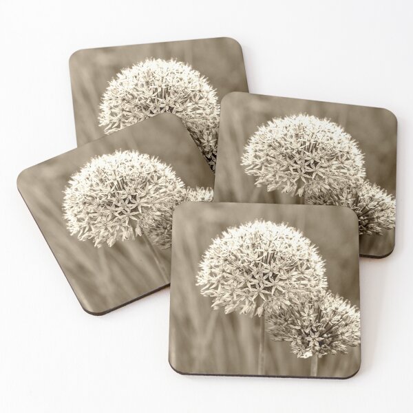 Item preview, Two Alliums Sepia Tone designed and sold by Tanya C  Smith.