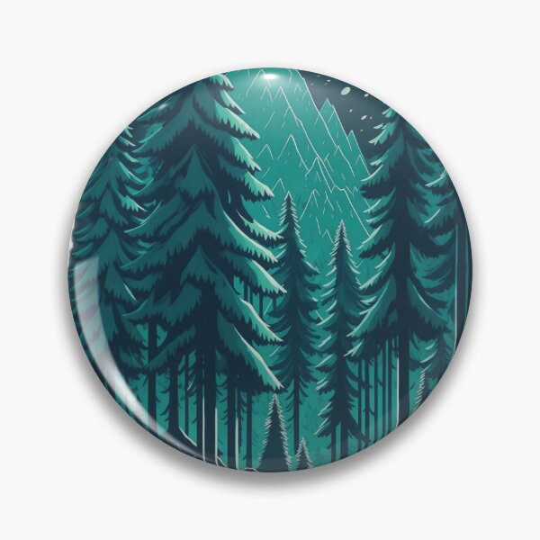 Artikelvorschau, Dreamlike Wilderness: A 3D Vector Art Journey through the Pine Forest entworfen und verkauft von RedArtG09.