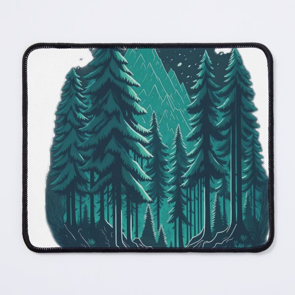 Item preview, Dreamlike Wilderness: A 3D Vector Art Journey through the Pine Forest designed and sold by RedArtG09.