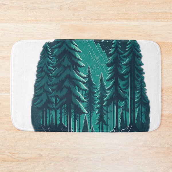 Item preview, Dreamlike Wilderness: A 3D Vector Art Journey through the Pine Forest designed and sold by RedArtG09.
