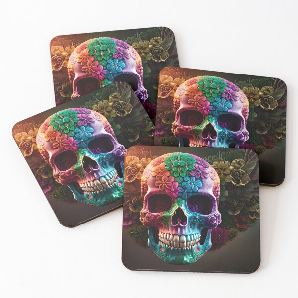 Item preview, Skeleton Head art designed and sold by Hermit-Art.