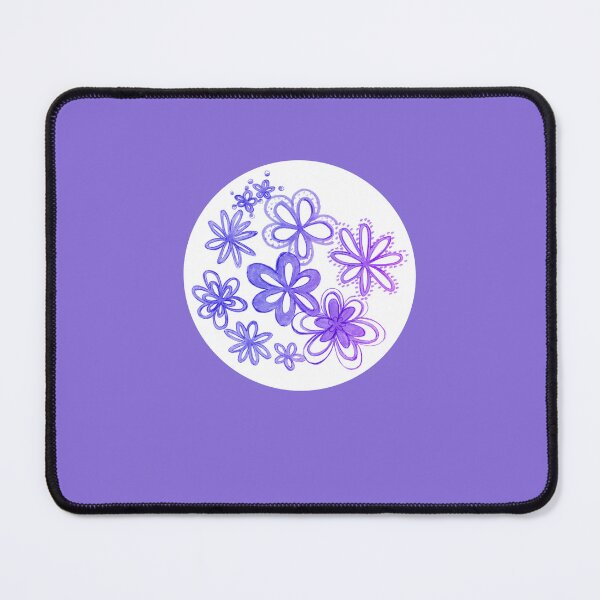 Item preview, Blue violet floral painting | Blue violet flowers drawing designed and sold by lausn.