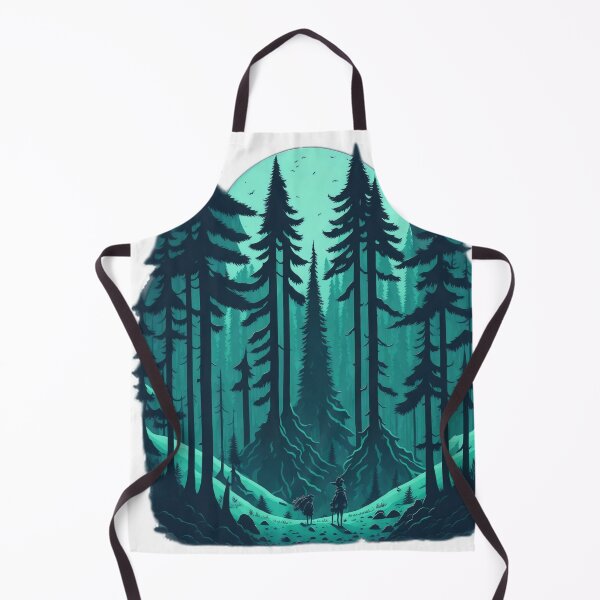 Item preview, Retro Magic: A Photorealistic Pine Forest T-Shirt with a Touch of Nostalgia designed and sold by RedArtG09.