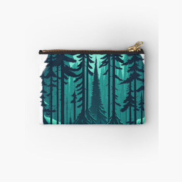 Item preview, Retro Magic: A Photorealistic Pine Forest T-Shirt with a Touch of Nostalgia designed and sold by RedArtG09.