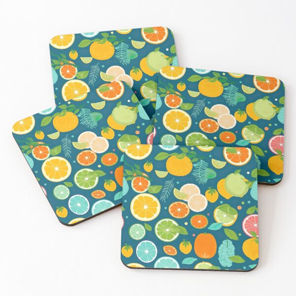 Item preview, Frutas cítricas coloridas agridulces designed and sold by Hibiskusmond.