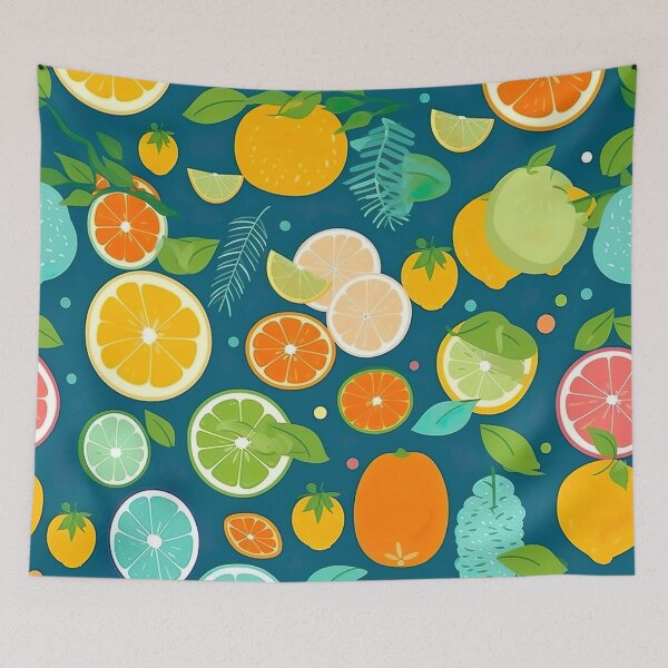 Item preview, Frutas cítricas coloridas agridulces designed and sold by Hibiskusmond.