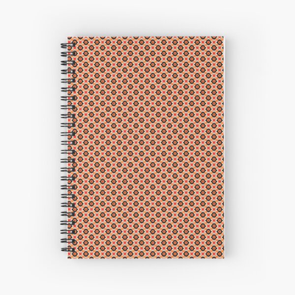 Flower Pattern "Kathleen" Spiral Notebook