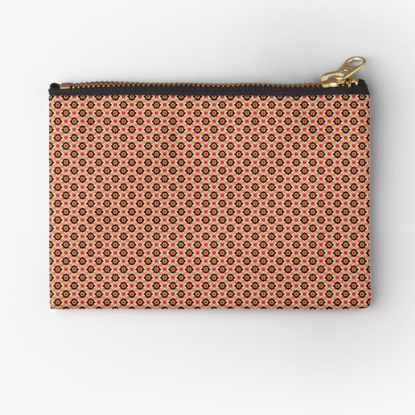 Flower Pattern "Kathleen" Zipper Pouch