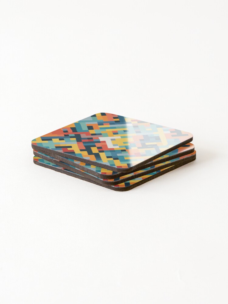 Thumbnail 4 of 5, Coasters (Set of 4), Multi Colors Pattern  designed and sold by GloriousChoice.
