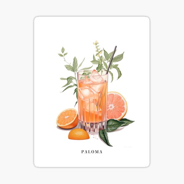 Item preview, Paloma Cocktail designed and sold by MajesticBeasts.