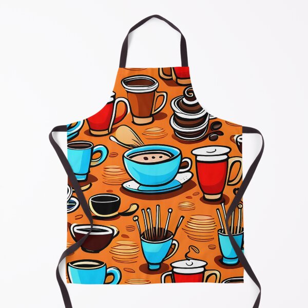 Item preview, Cute Coffee Drink Pattern Cups designed and sold by druidwolfart.