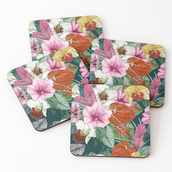 Item preview, Retro Coastal Paradise Blooms designed and sold by Sketchbook Designs.