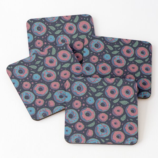 Item preview, Sweet Colorful Donuts Food Digital Art Pattern designed and sold by CXJStudio.