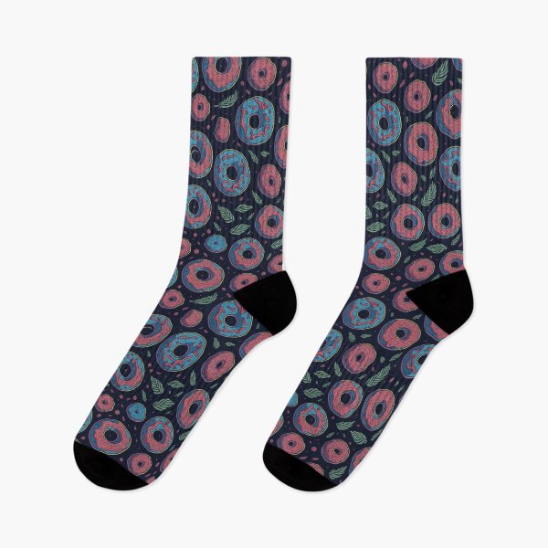Item preview, Sweet Colorful Donuts Food Digital Art Pattern designed and sold by CXJStudio.