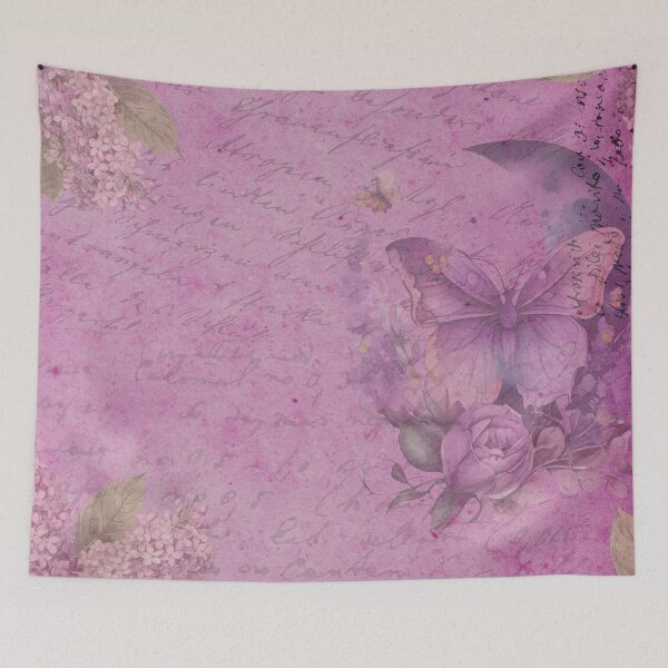 Item preview, Purple Lilac Script Butterfly Moon designed and sold by Bright76.