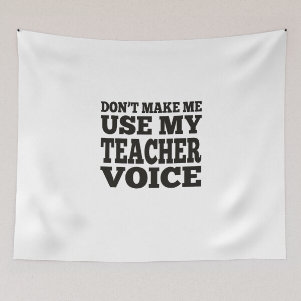 Artikelvorschau, Lassen Sie mich nicht mein Lehrer-Stimme Premium T-Shirt verwenden entworfen und verkauft von sols.