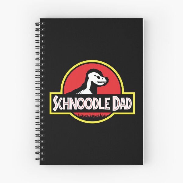 Item preview, (For Dark Background) Jurassic Schnoodle Dad designed and sold by More Cute Dogs.