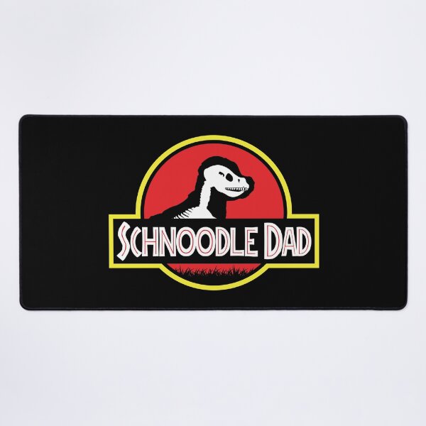 Item preview, (For Dark Background) Jurassic Schnoodle Dad designed and sold by More Cute Dogs.