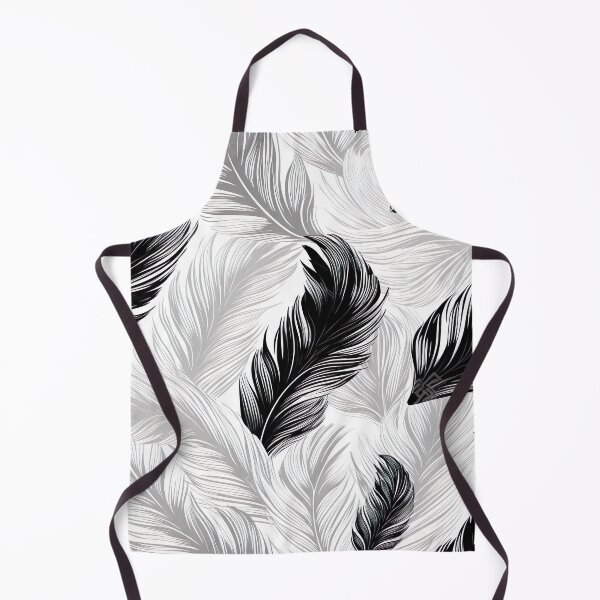Artikelvorschau, Graceful Blach and White Feathers entworfen und verkauft von Hibiskusmond.