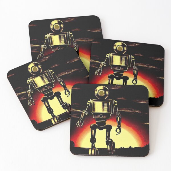 Item preview, Robot sunset art designed and sold by MantasDesign17.