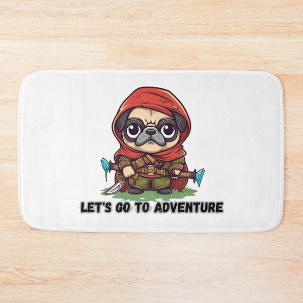 Item preview, Adventurous Pug Kawaii - RPG Traveler's Cosplay designed and sold by Adam Arts.