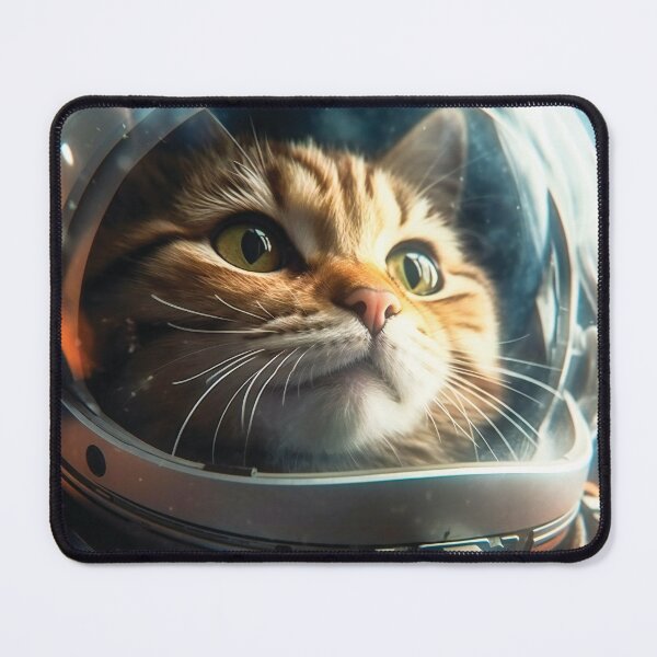 Artikelvorschau, Cute Space Cat In Astronaut Suit entworfen und verkauft von AdrianGrosu.