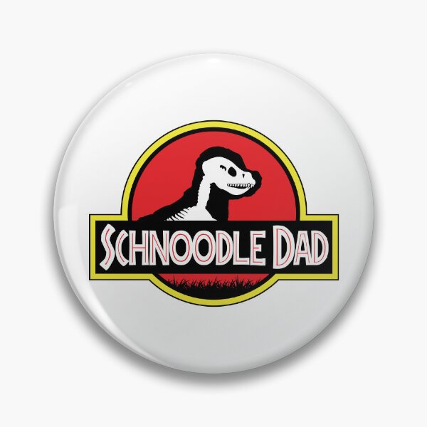 Item preview, (For Bright Background) Jurassic Schnoodle Dad designed and sold by More Cute Dogs.