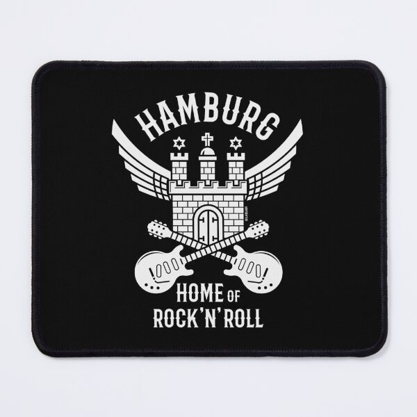 Item preview, Hamburg – Home Of Rock 'N' Roll (Rocker / White) designed and sold by Roderix.