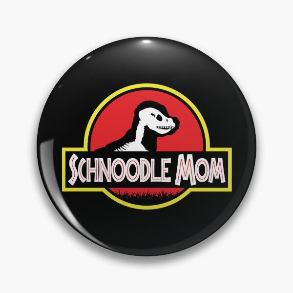 Item preview, (For Dark Background) Jurassic Schnoodle Mom designed and sold by More Cute Dogs.