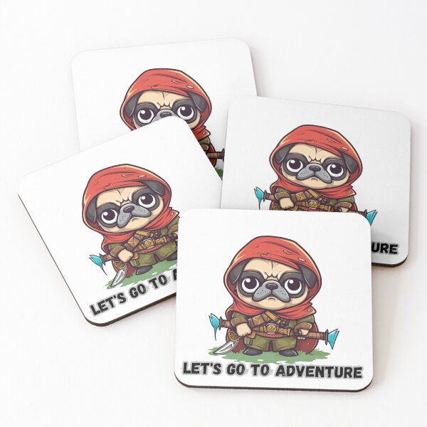 Item preview, Adventurous Pug Kawaii - RPG Traveler's Cosplay designed and sold by Adam Arts.