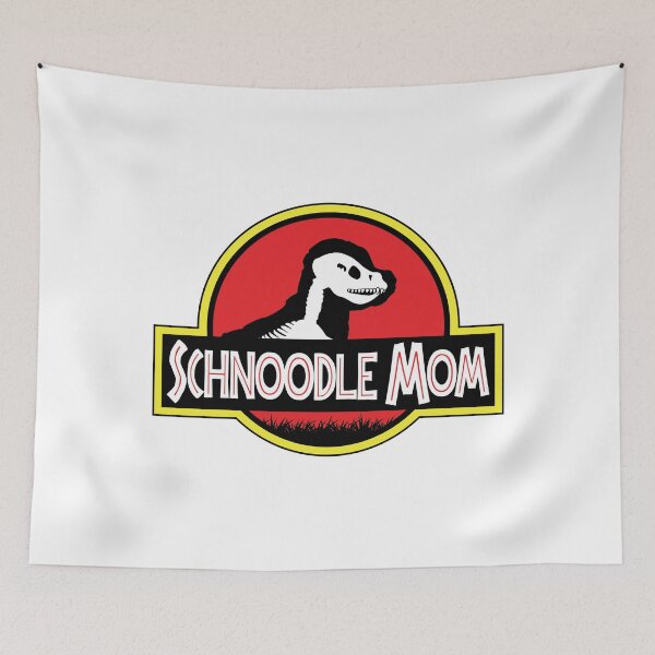 Item preview, (For Bright Background) Jurassic Schnoodle Mom designed and sold by More Cute Dogs.