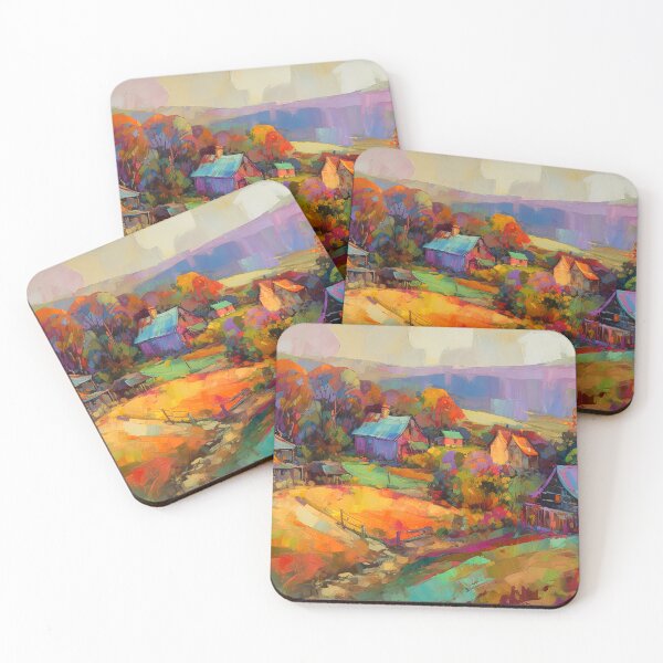 Item preview, Countryside at sunset designed and sold by Art by Lilia.