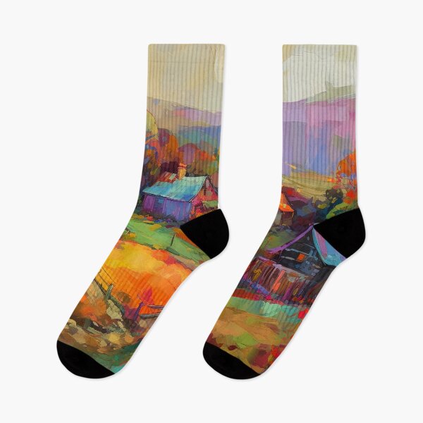 Item preview, Countryside at sunset designed and sold by Art by Lilia.