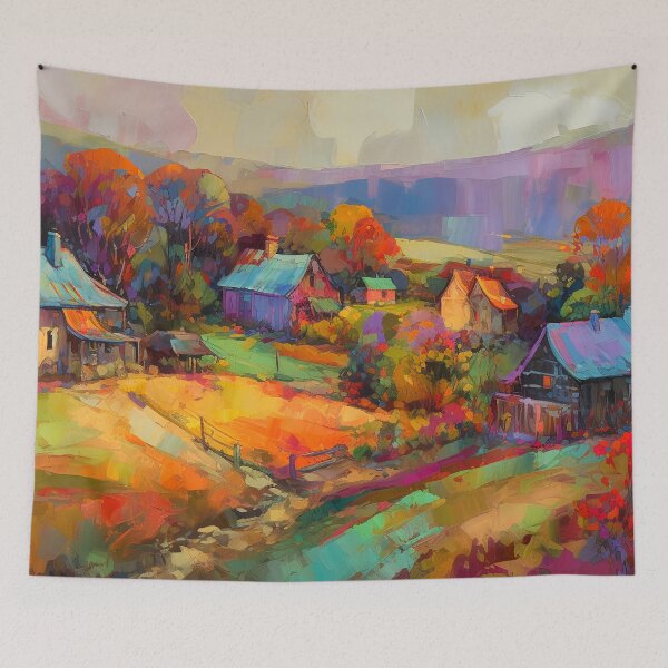 Item preview, Countryside at sunset designed and sold by Art by Lilia.