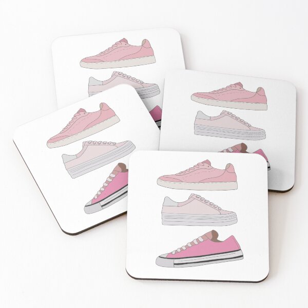 Item preview, 3 pink trainers  designed and sold by Leatextileart.